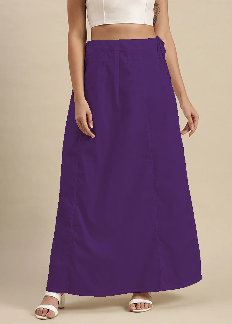 Classic Purple Cotton Petticoat