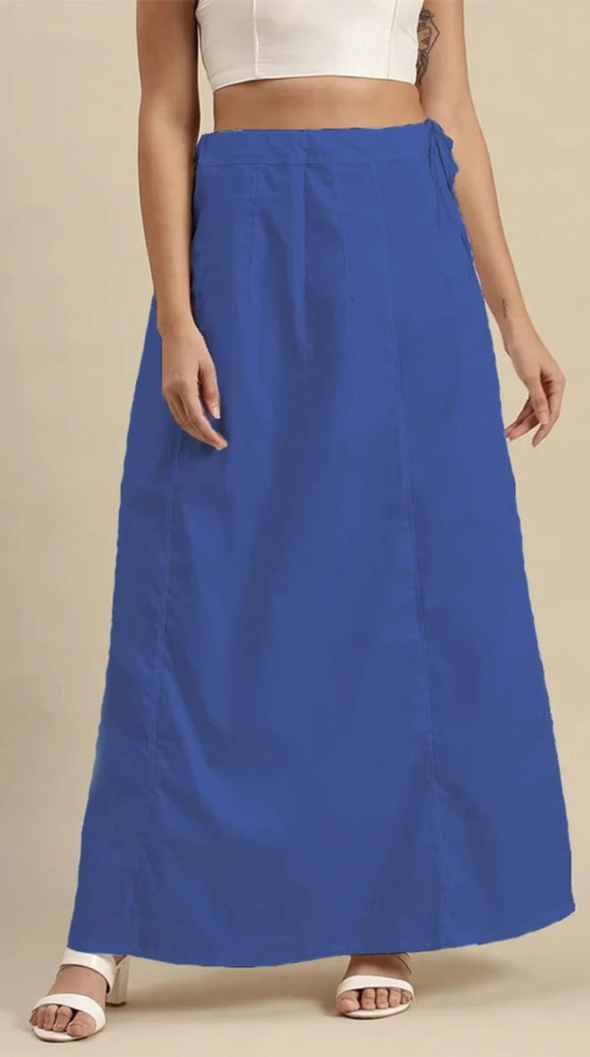 Classic Royal Blue Cotton Petticoat