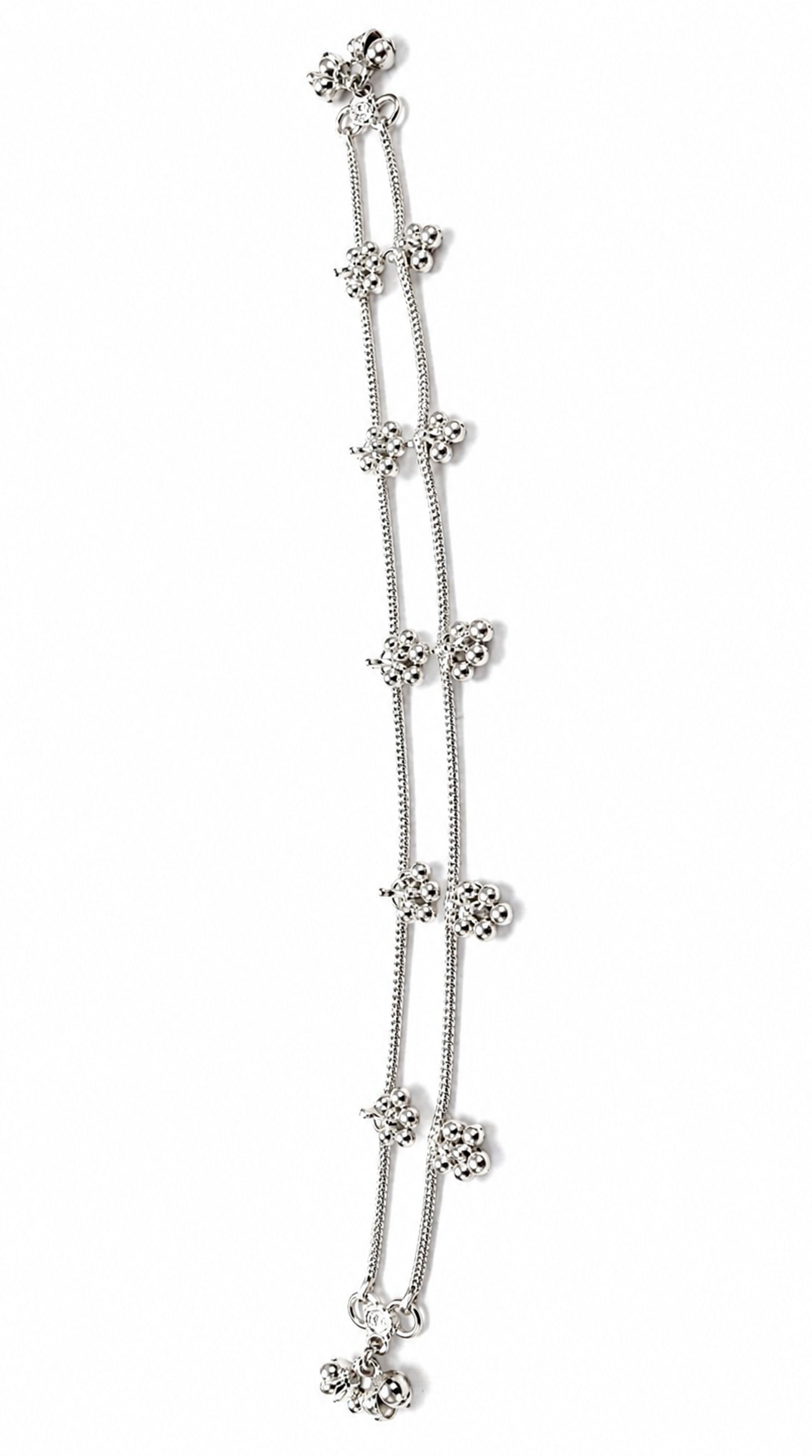 Silver Plated Ghungroo Payal