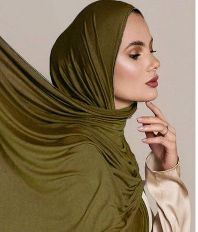 Mehndi Large Super Soft Jersey Hijab Scarf