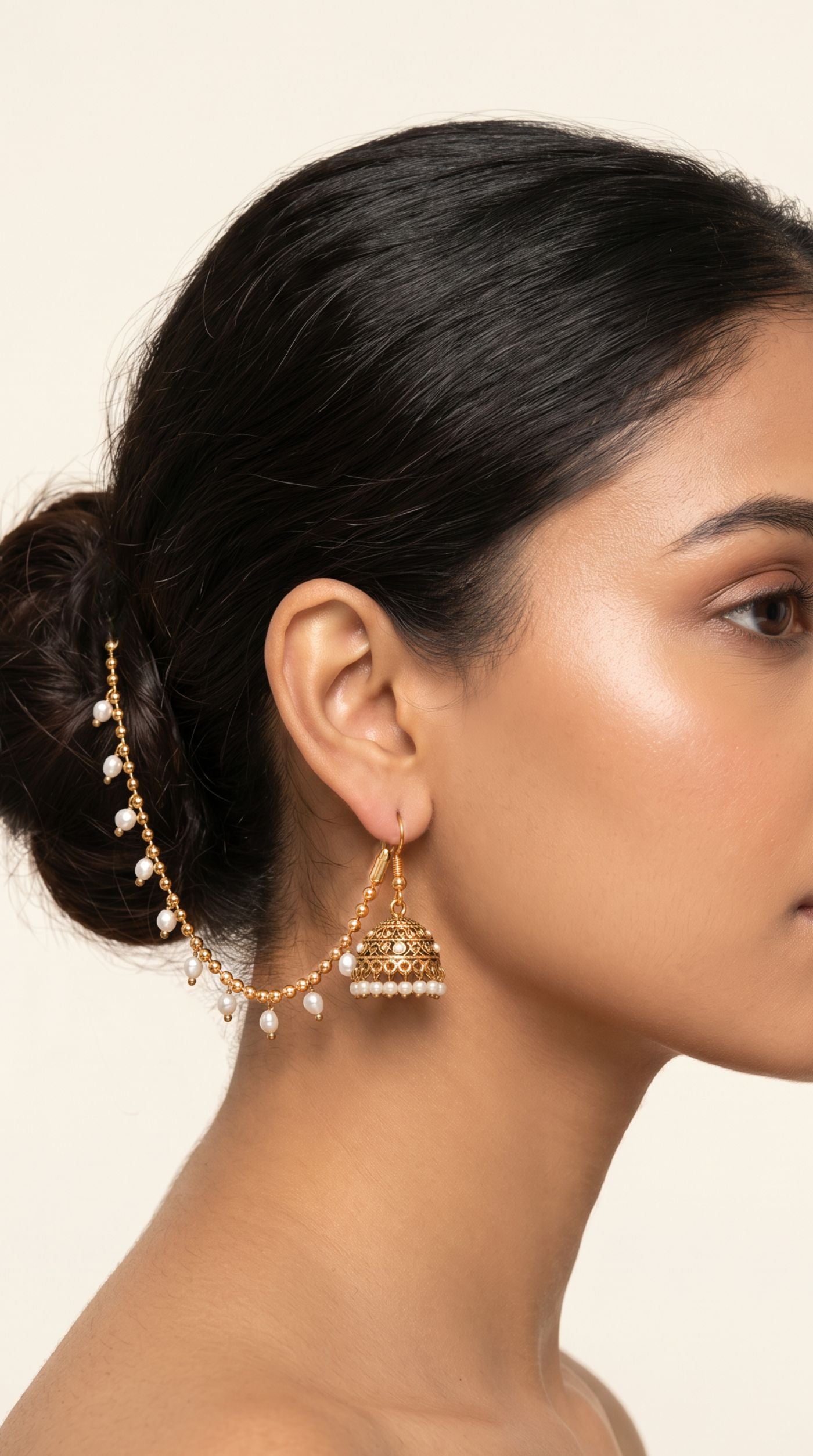 Gold Pearl Sahara Chain