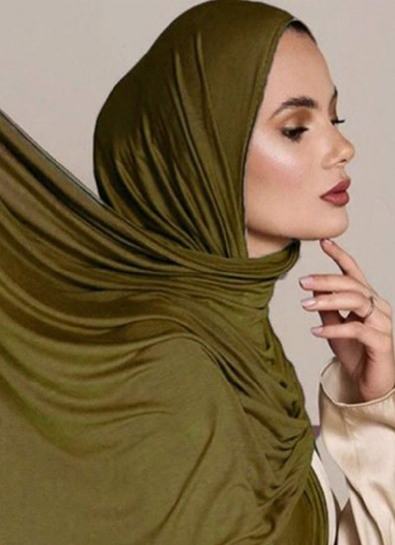 Mehndi Large Super Soft Jersey Hijab Scarf