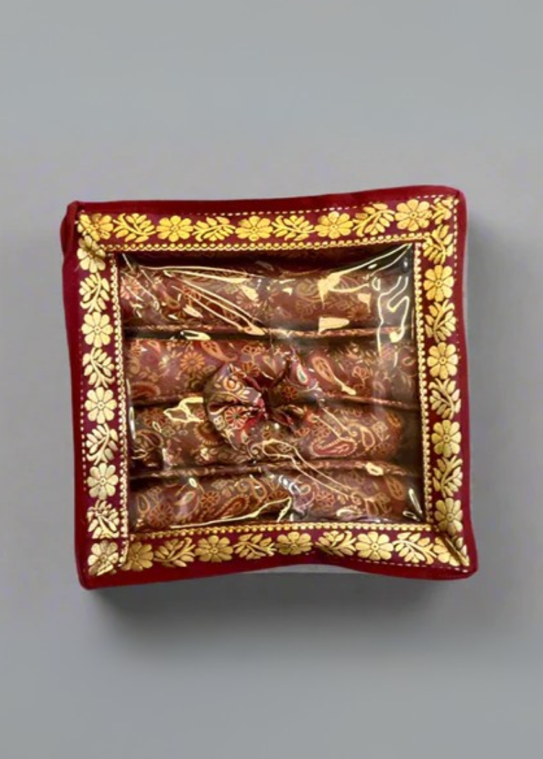 Maroon Bangle Box