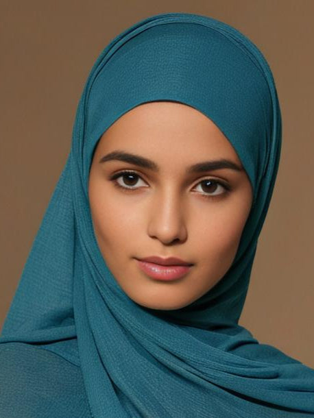 Teal Lace scarf