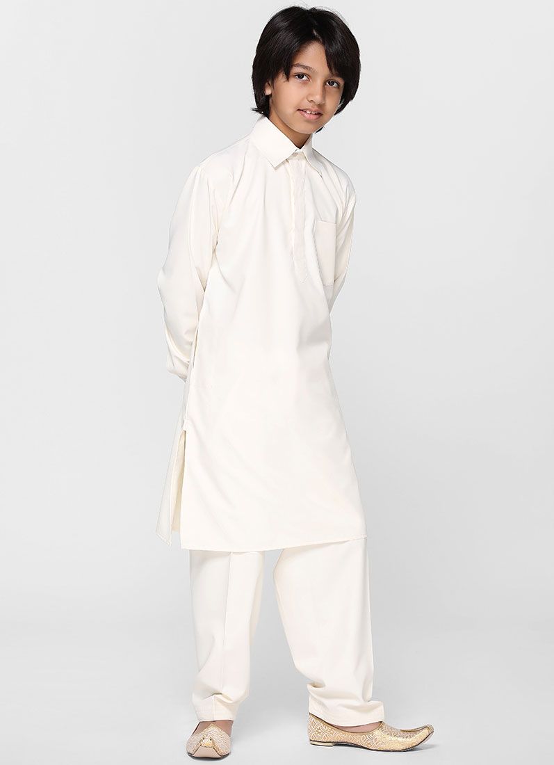 Buy Grey Collar Kurta Salwar Set