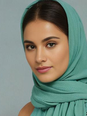 Sea Green Lace scarf