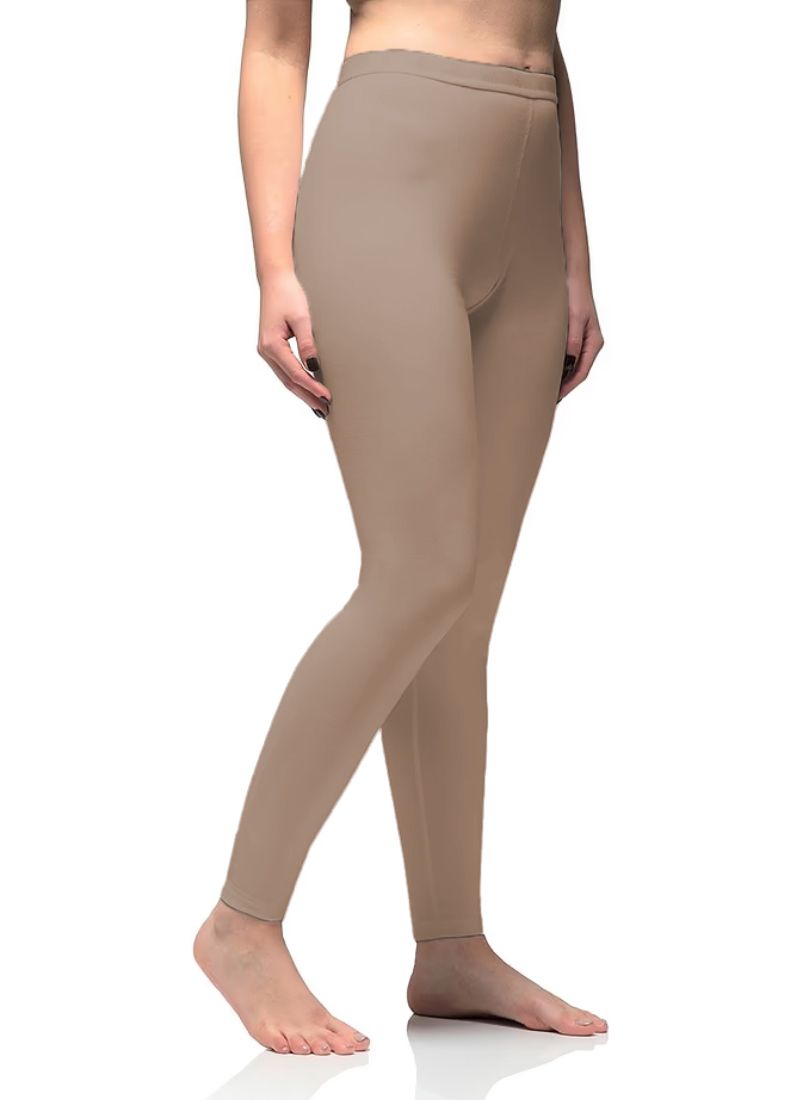 Buy Light Brown Lycra Leggings