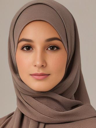 Mouse Brown Lace scarf