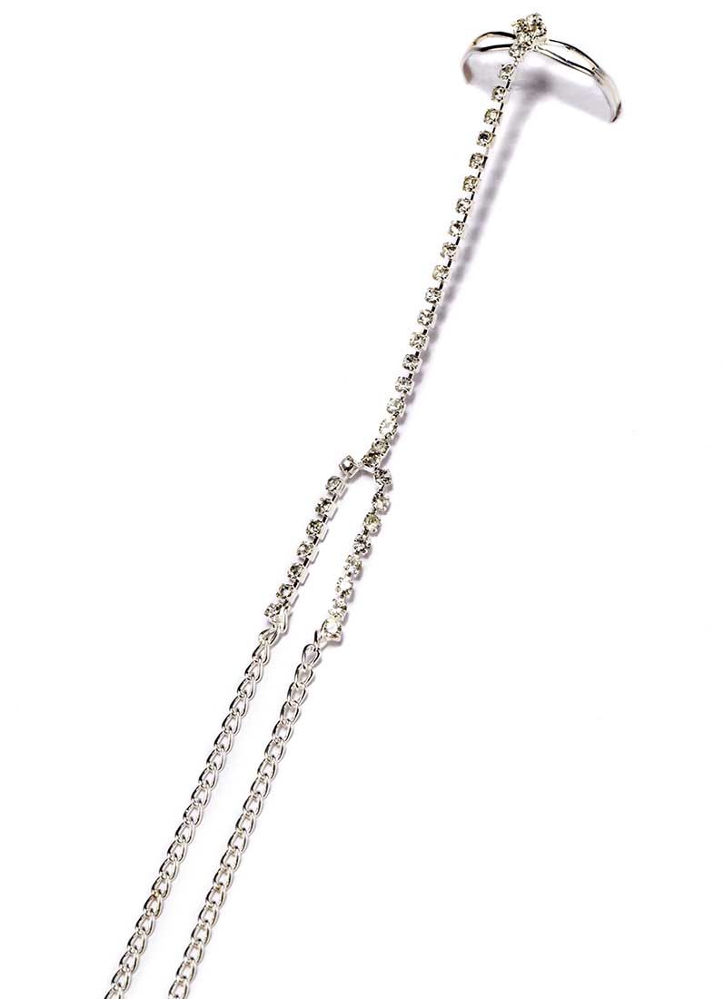 Silver Topaz String Panja