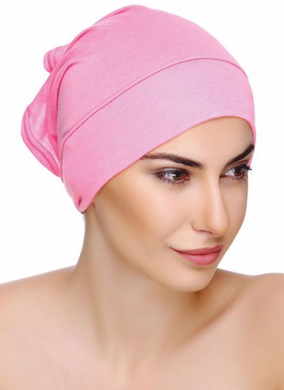Pink Hijab Tube Cap
