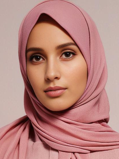 Pink Cotton Soft scarf