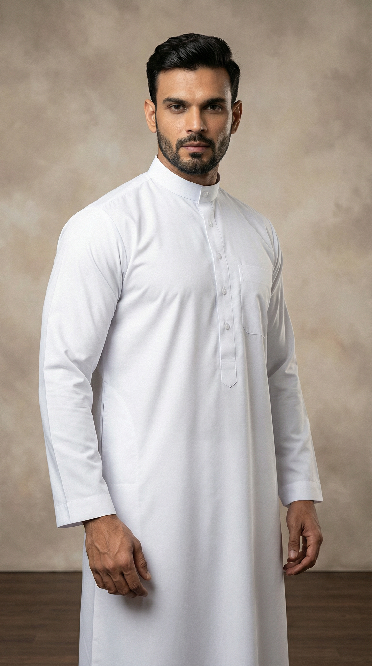 Men’s White Juba (Thobe) – Classic Premium Islamic Wear