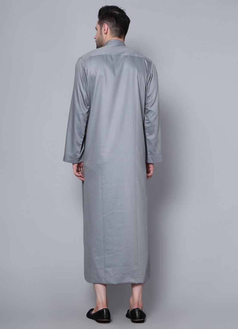 Buy Men's Grey Long Jubba