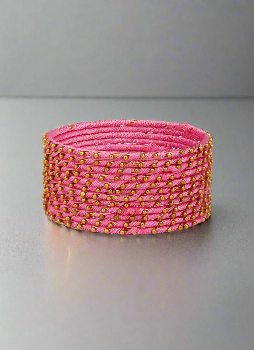 Buy Kids Pink Bangles Set
