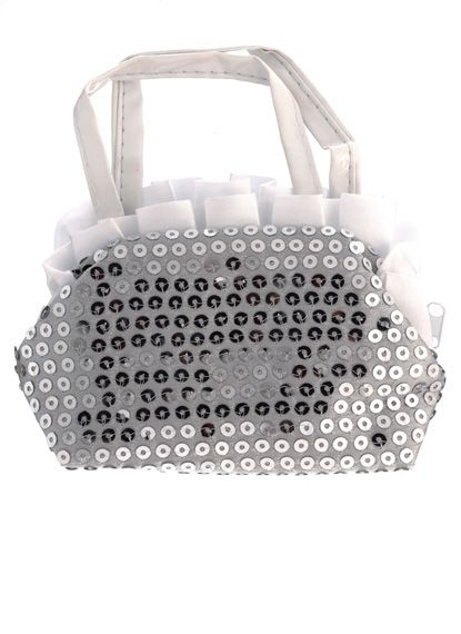 Buy Frilled Sequin Handbag