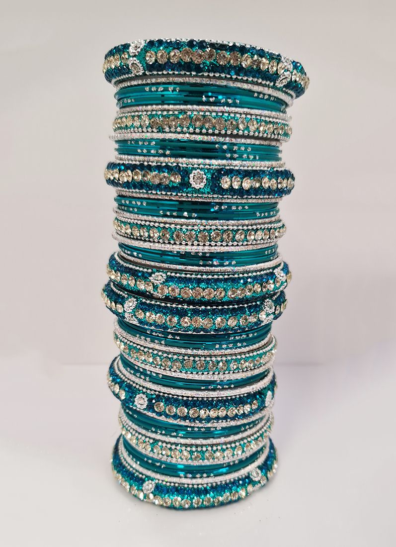 Buy Rama Studded Double Bangle Set