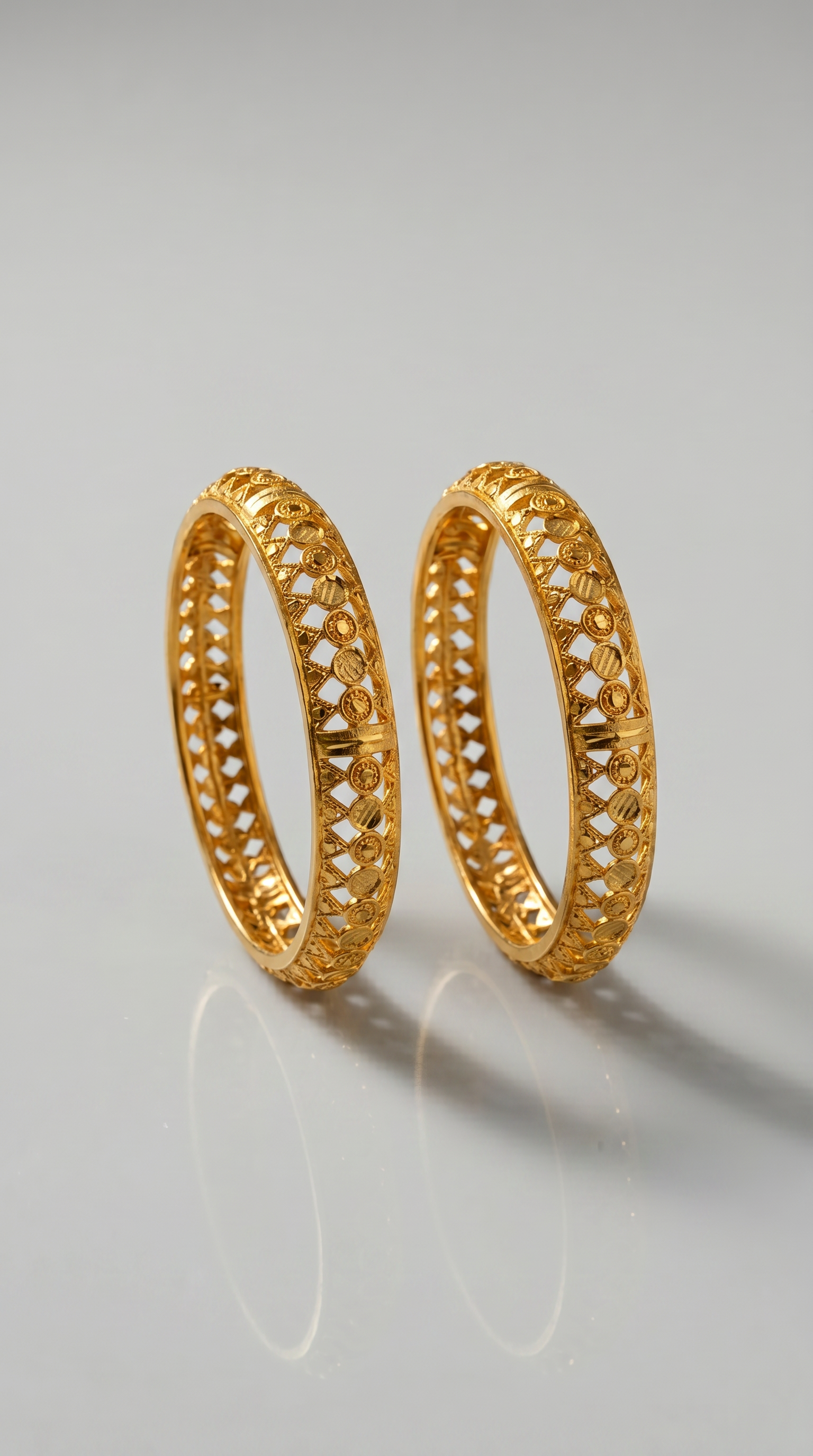 Gold Colour Traditional kara Set