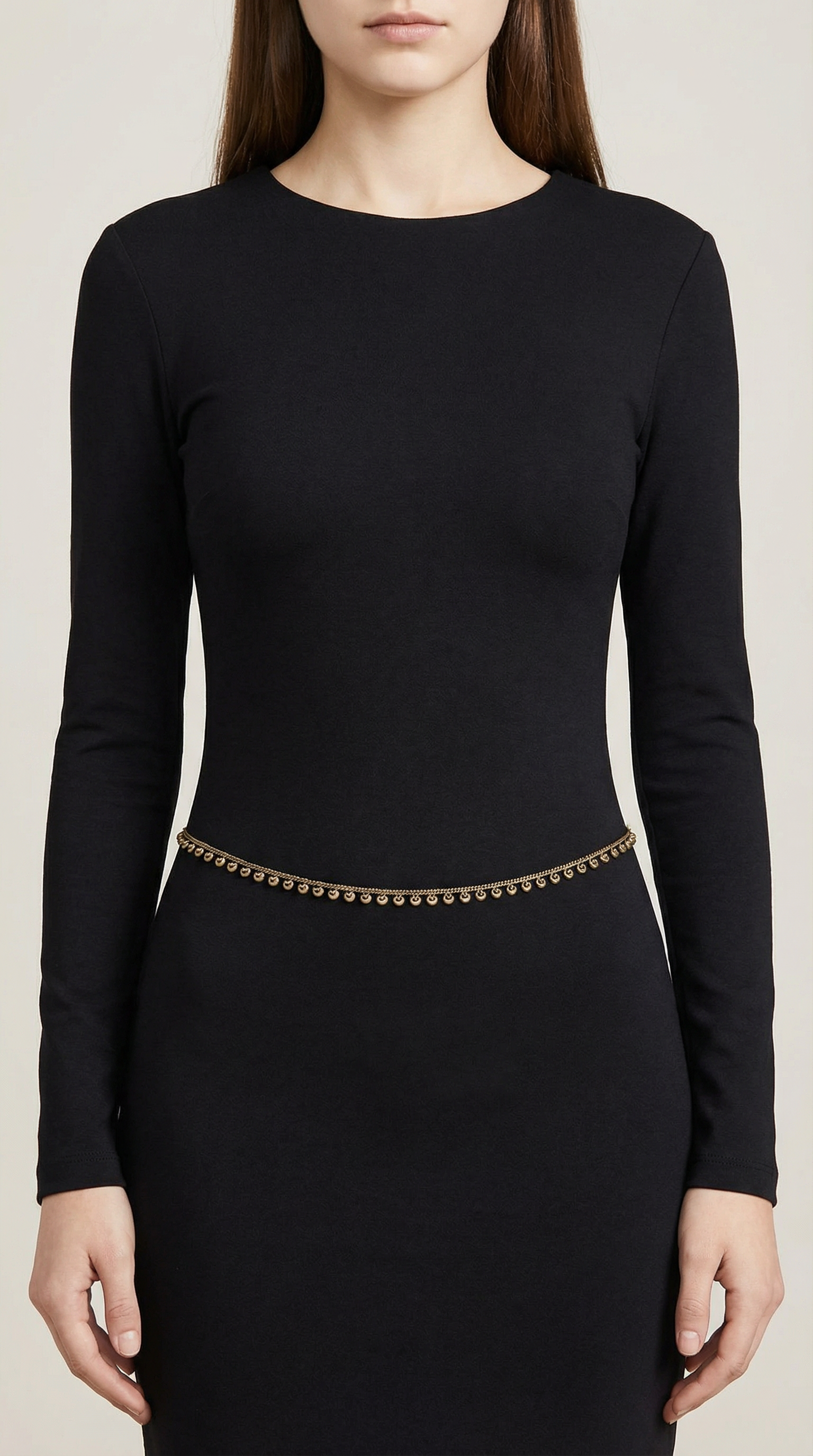 Intricate Patterned Gold Waist Belt