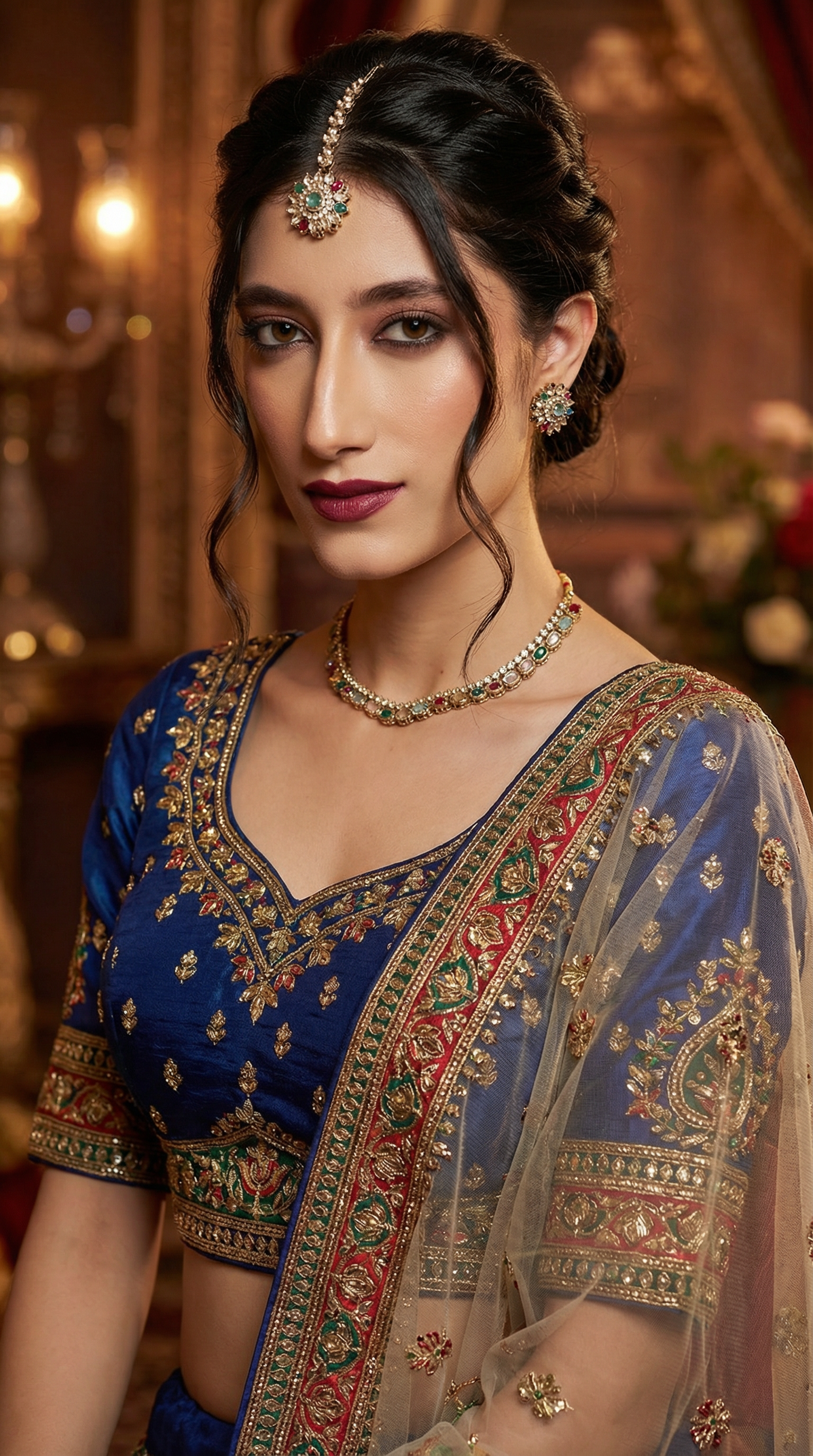 Women’s Elegant Multicolor Stone Jewellry Set