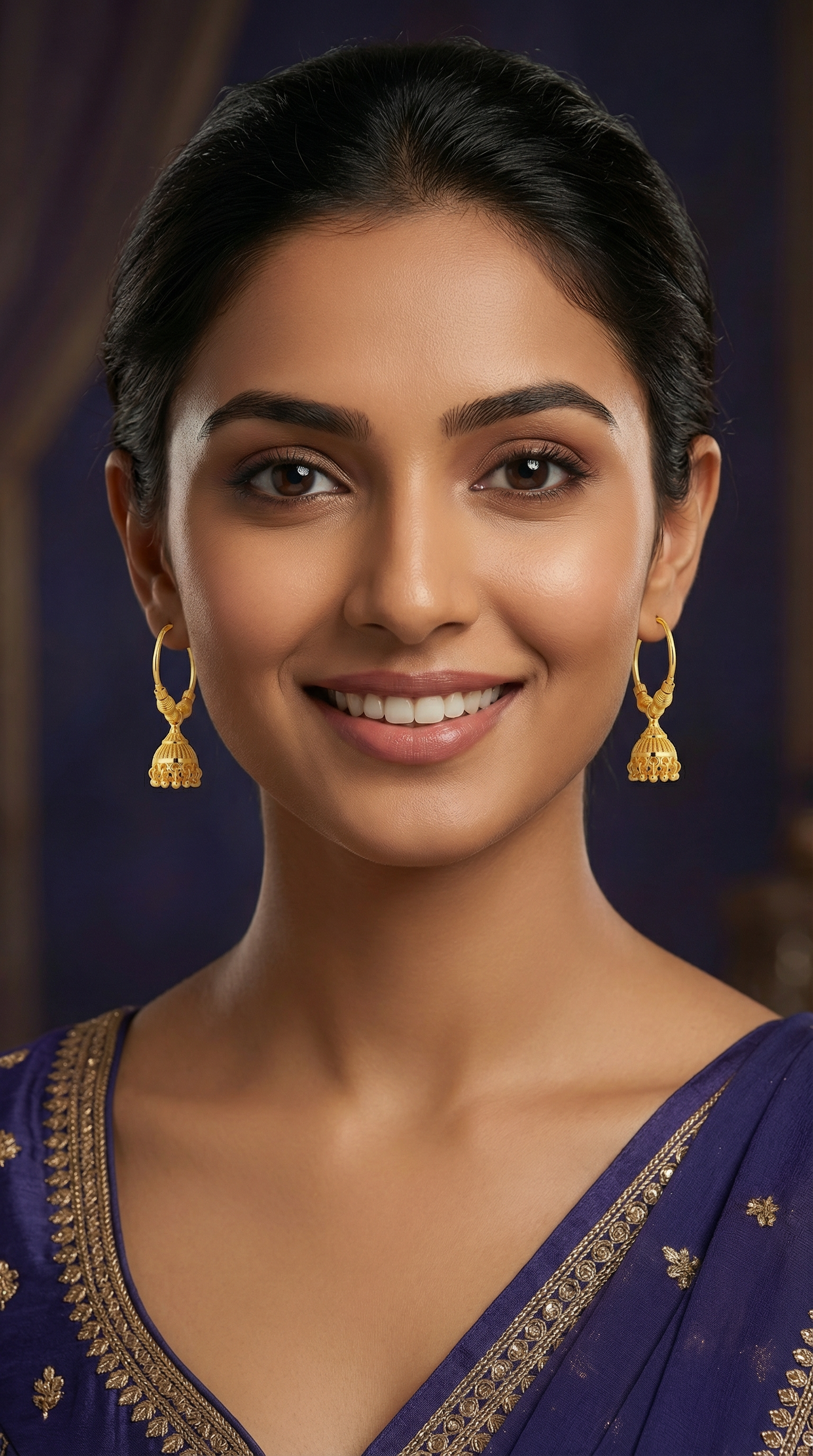 Traditional Gold Hoop Earrings