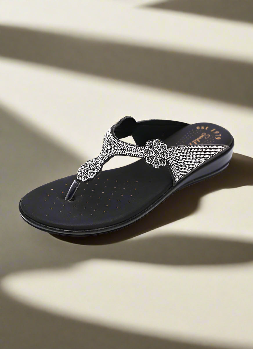 Buy Silver Ladies Chappal