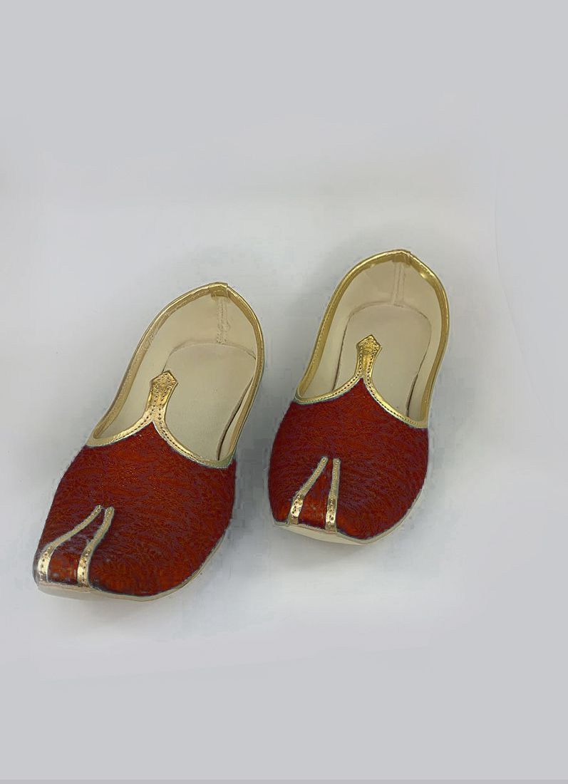 Mens Maroon Jutti