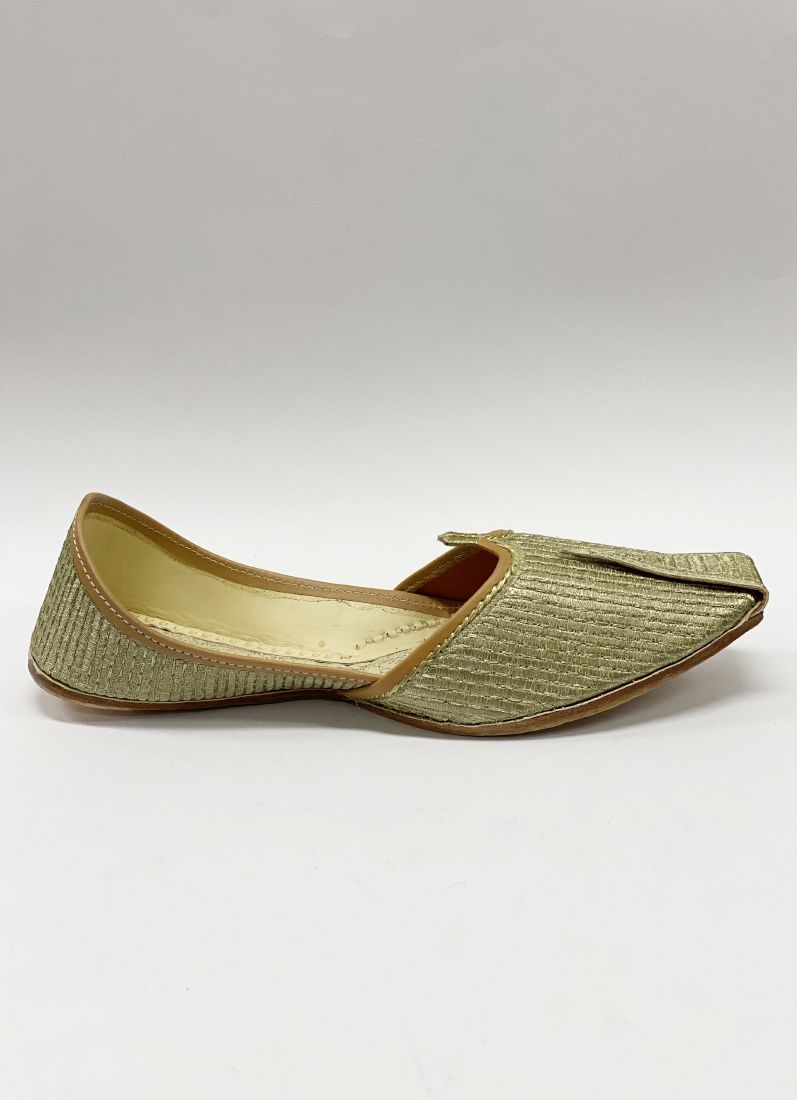 Buy Gold Zari Mens Jutti