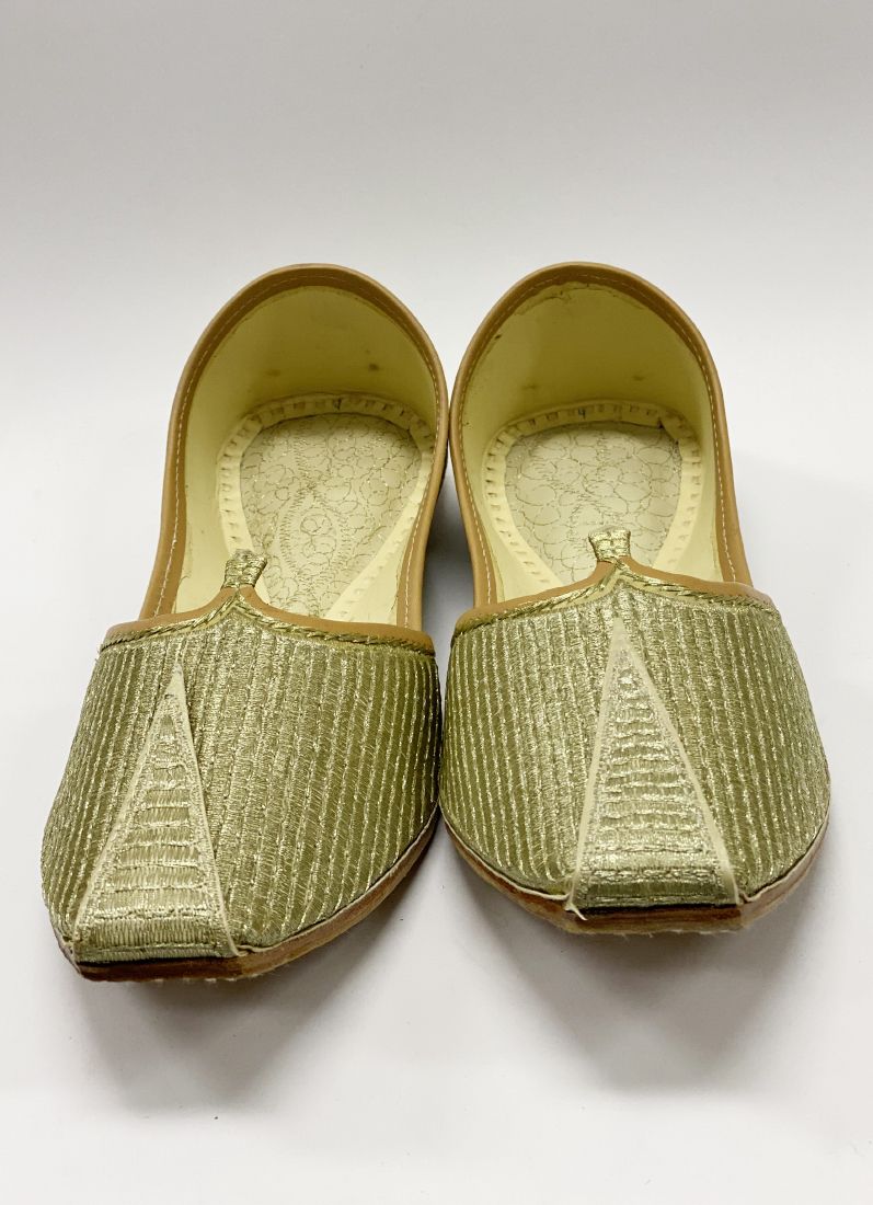 Buy Gold Zari Mens Jutti