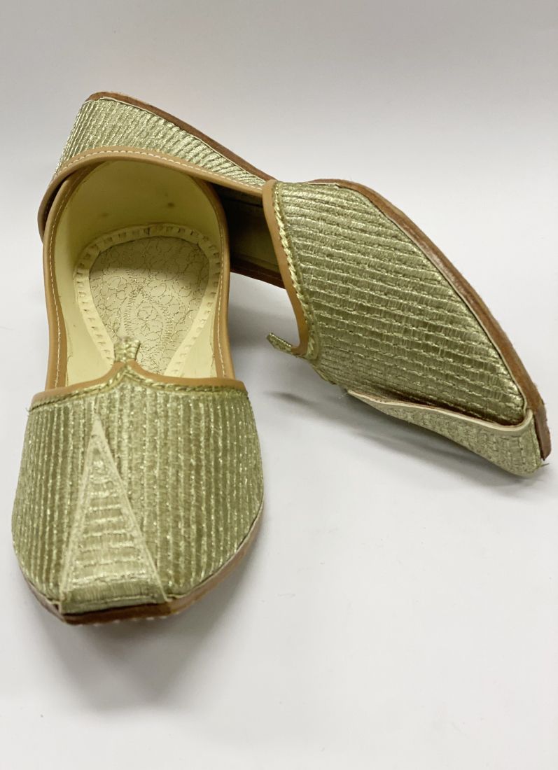 Buy Gold Zari Mens Jutti