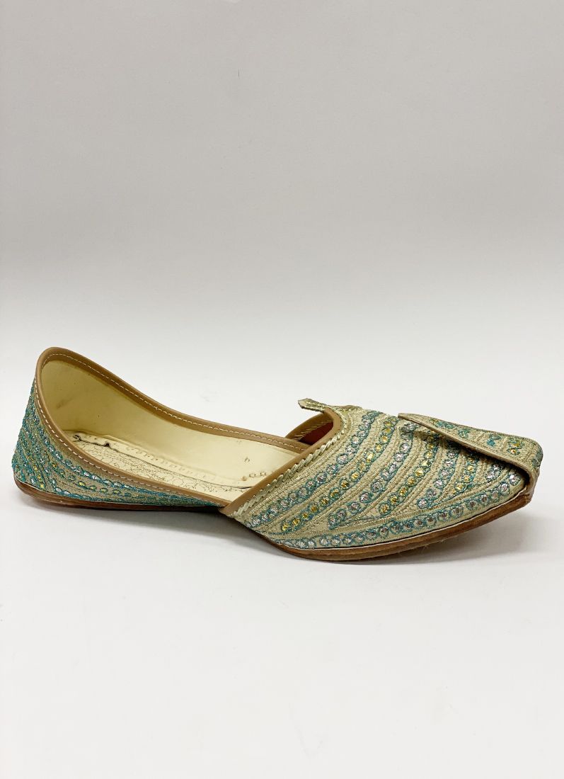 Buy Ferozi Mens Zaridosi Jutti