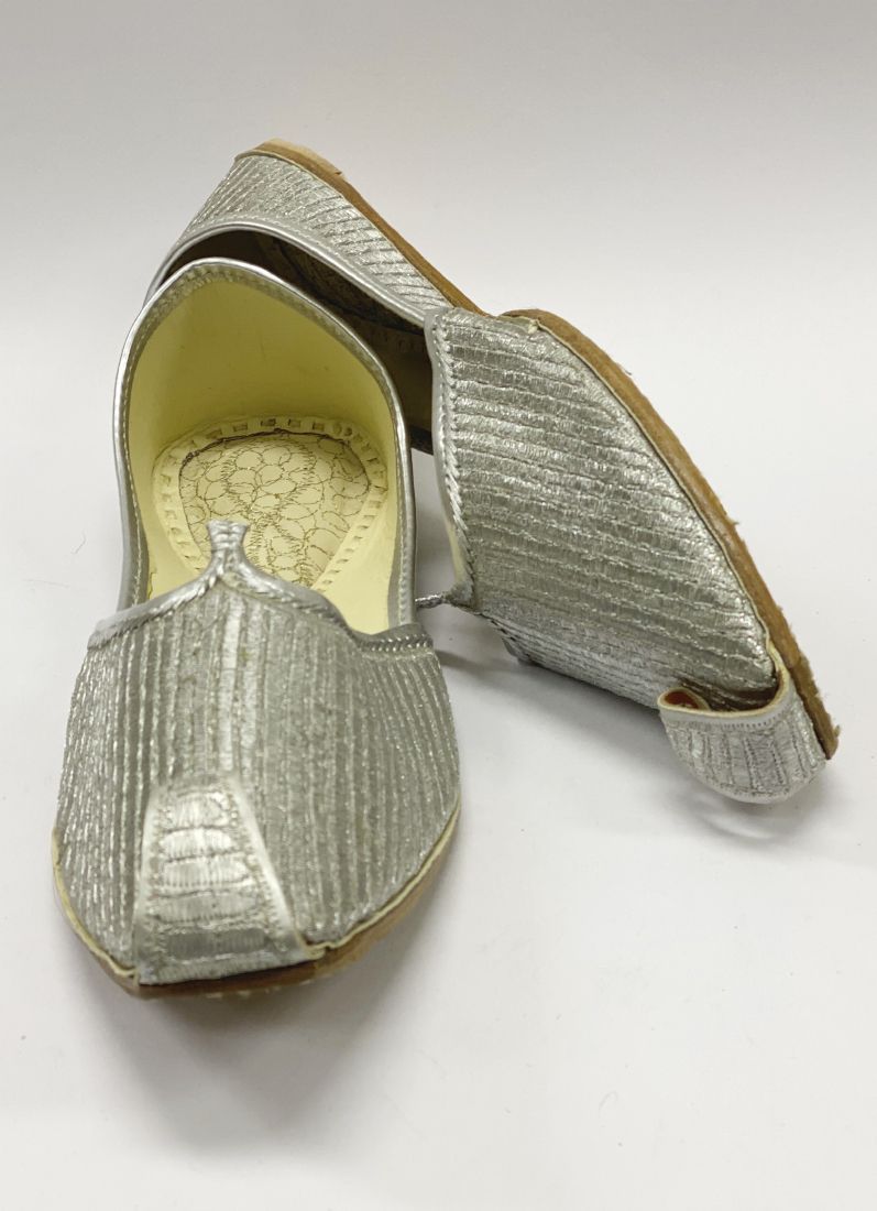 Silver Zari Mens Jutti