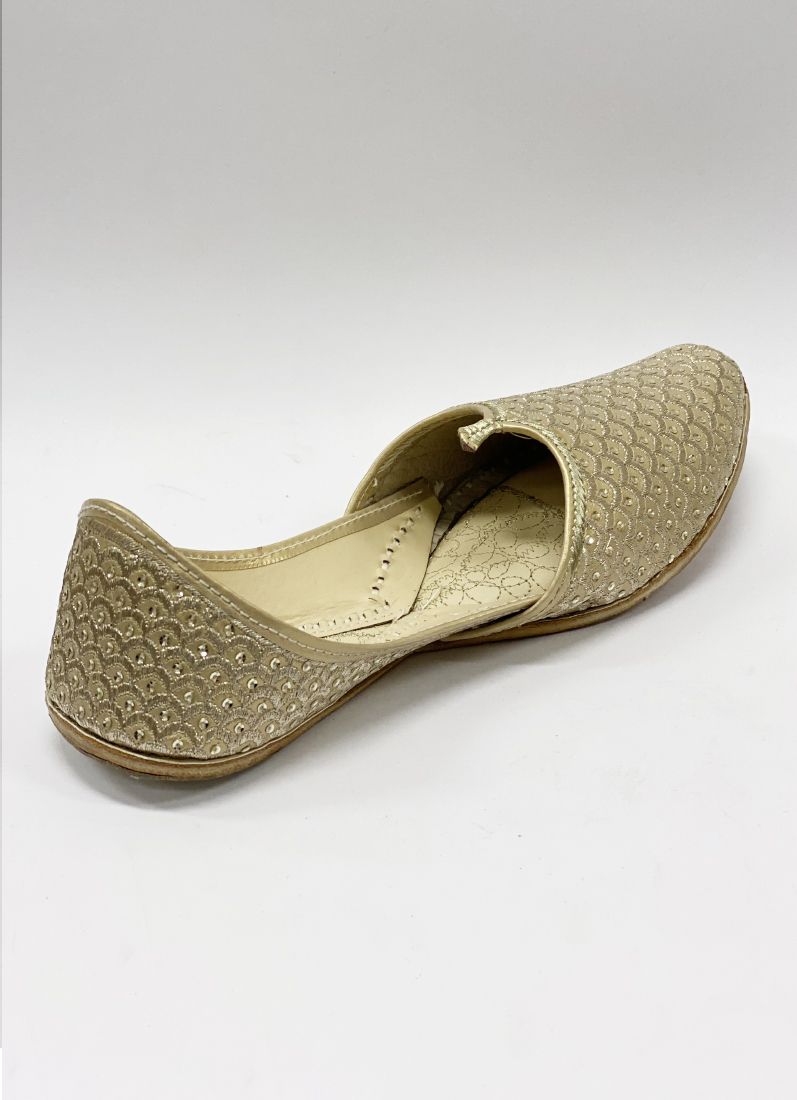 Buy Gold Zardozi Scale Pattern Kusa