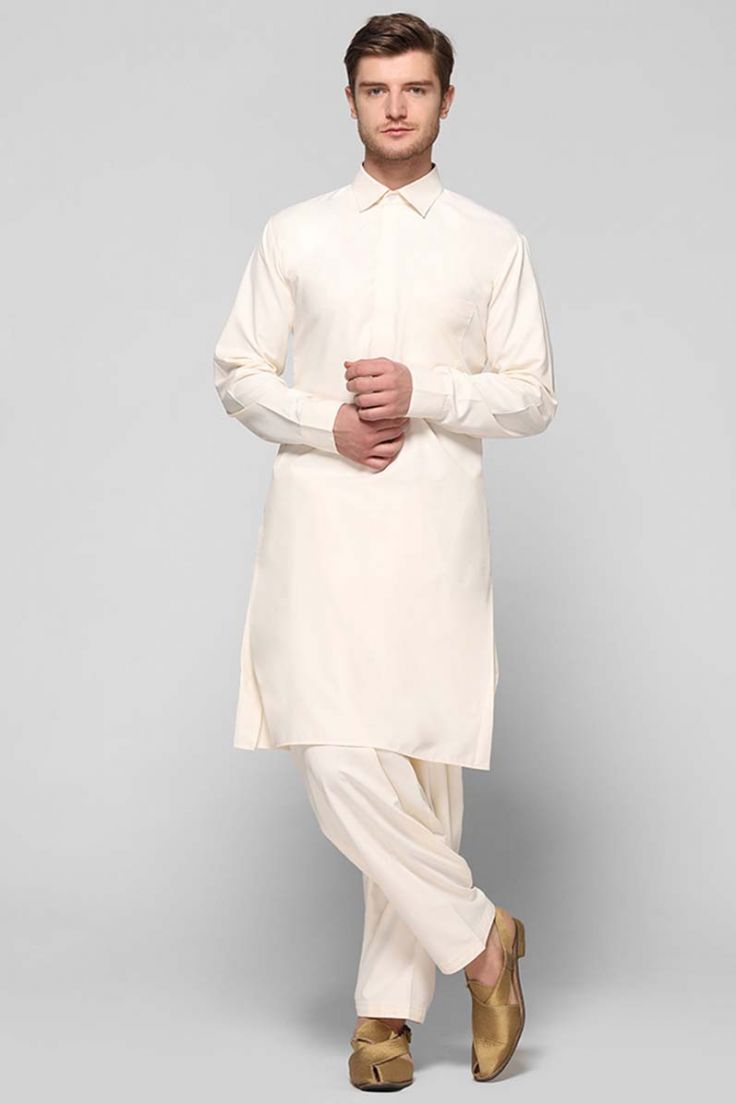 Buy Collared Kurta Salwar Set