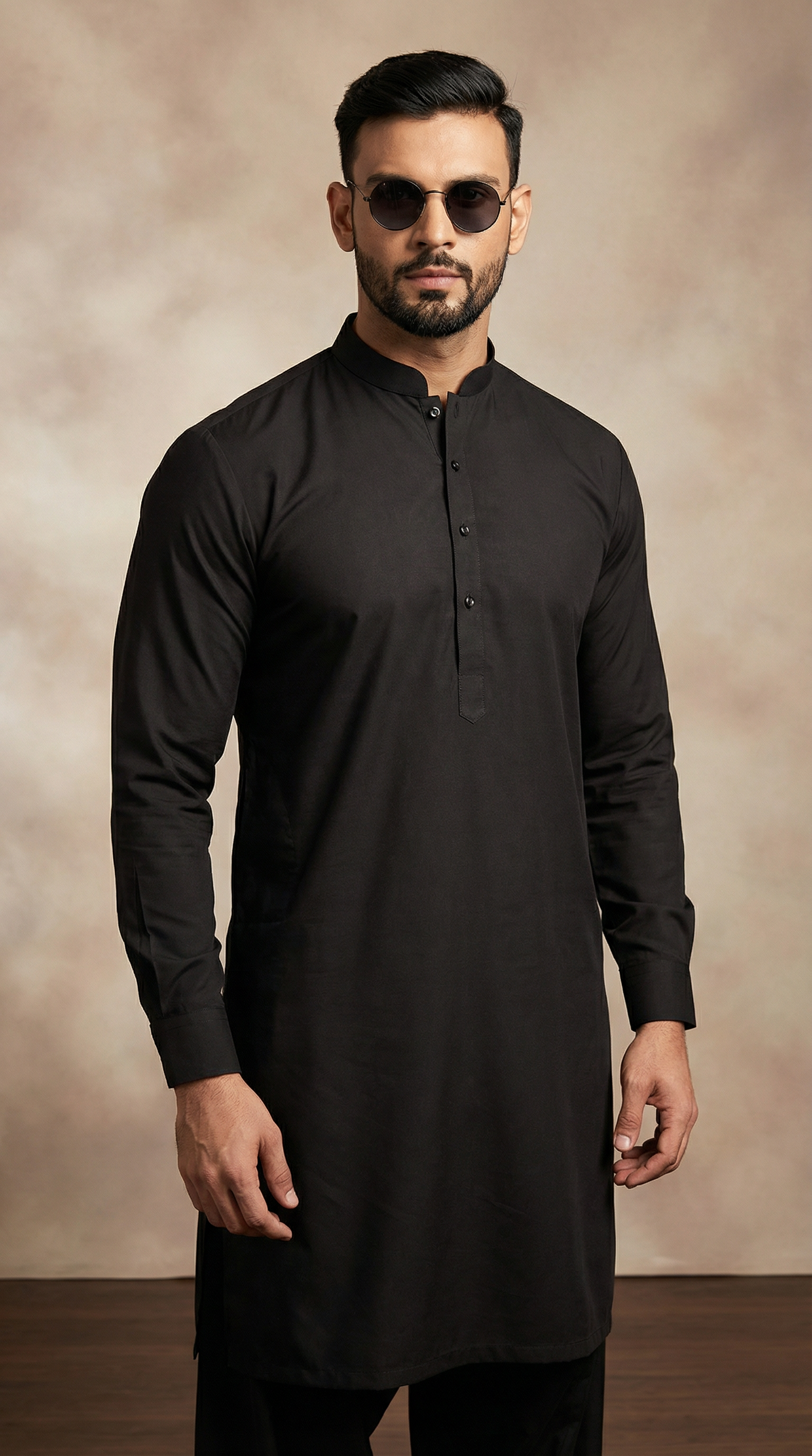 Men’s Black Shalwar Kameez – Classic Traditional Wear
