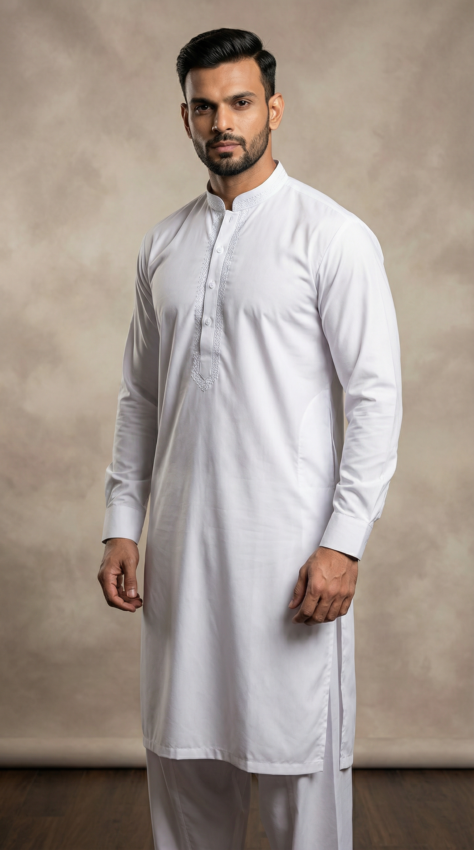 Men’s White Shalwar Kameez – Premium Traditional Outfit