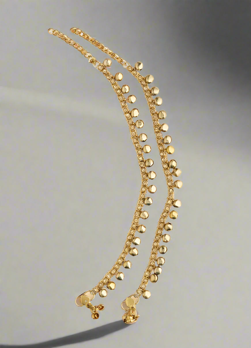 Buy Gold Gungroo Payal Set