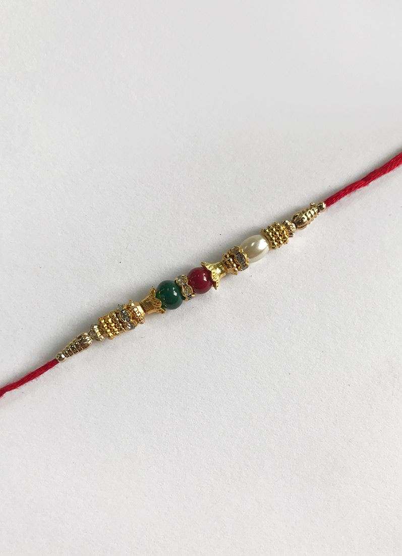 Buy Maroon & Green Rakhi