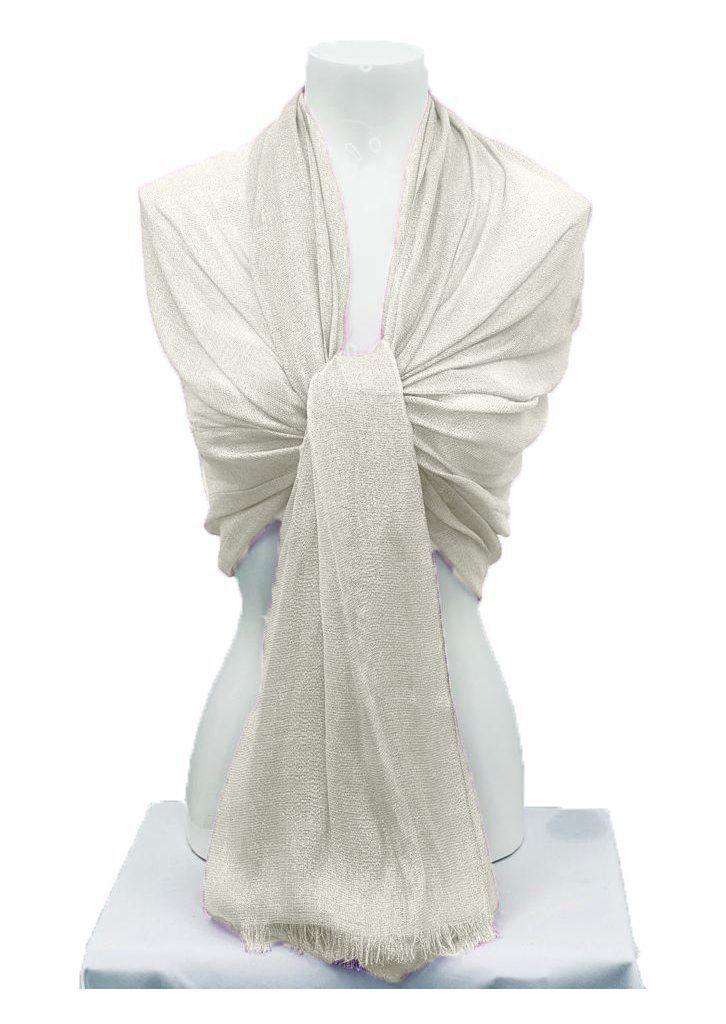 Buy Soft Crimp Scarf-Cream-STD