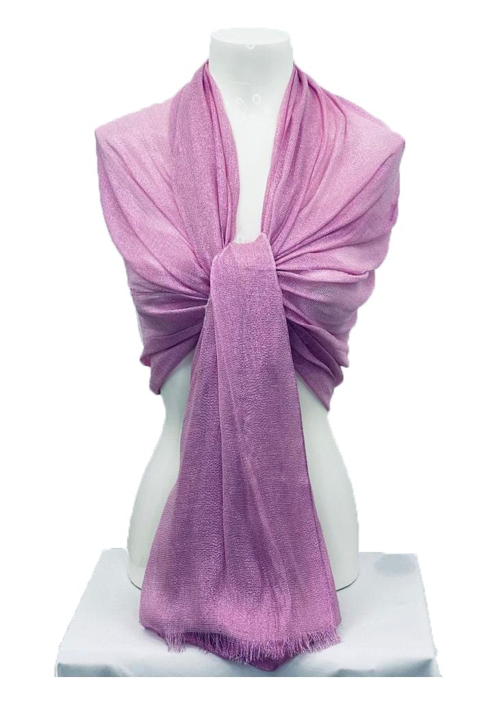 Buy Purple Gold Zari Weave Scarf