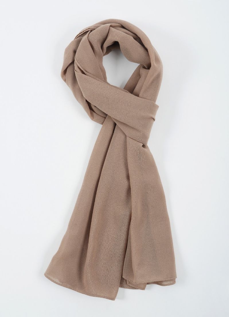 Buy Nude Georgette Soft scarf