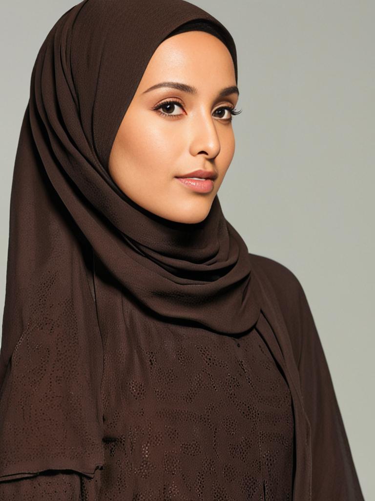 Chocolate Georgette Soft scarf