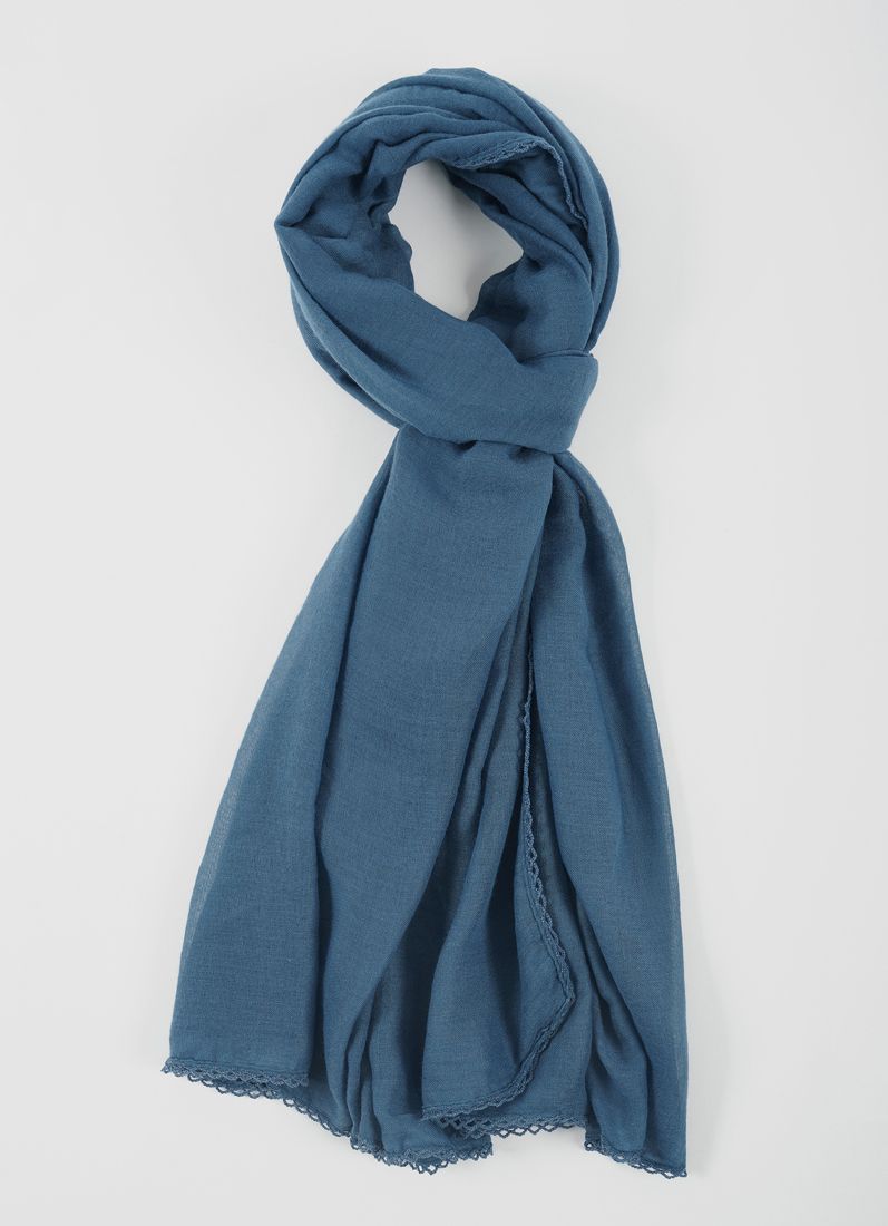 Buy Teal Lace scarf