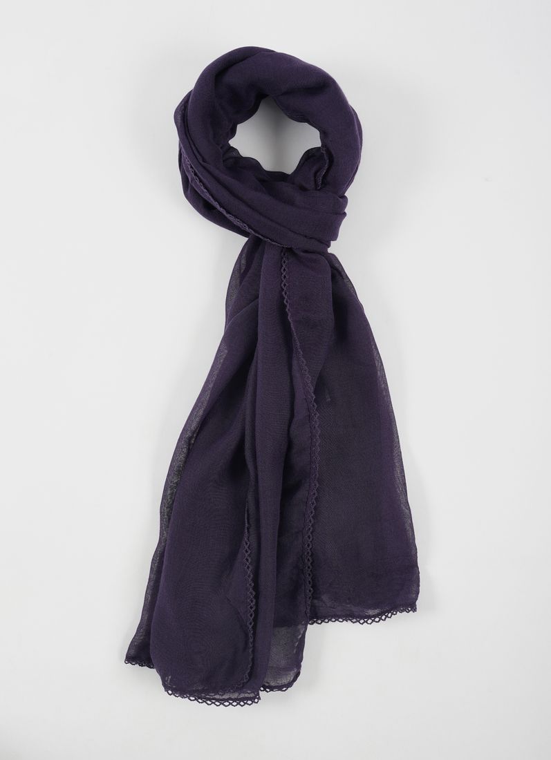 Buy Purple Lace scarf