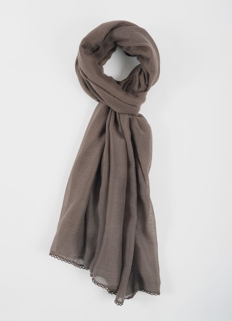 Buy Mouse Brown Lace scarf