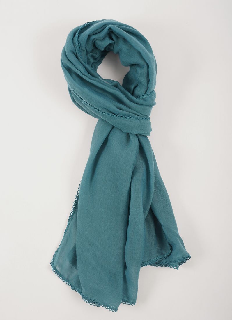 Buy Rama Green Lace scarf