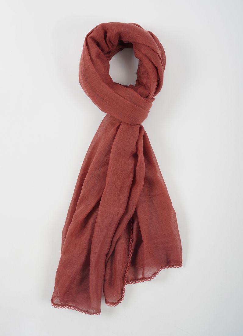 Buy Dusty Pink Lace scarf