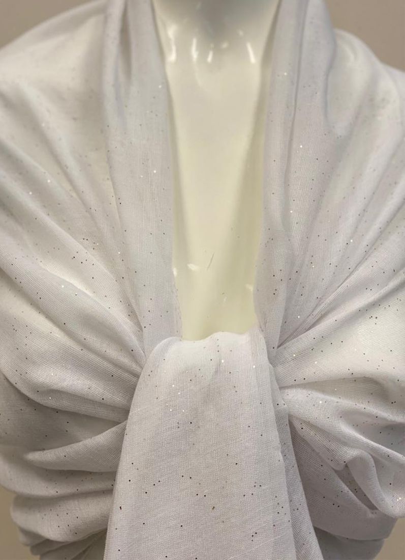 White Viscose Shawl