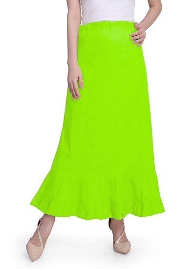 Lime Green Saree Petticoats
