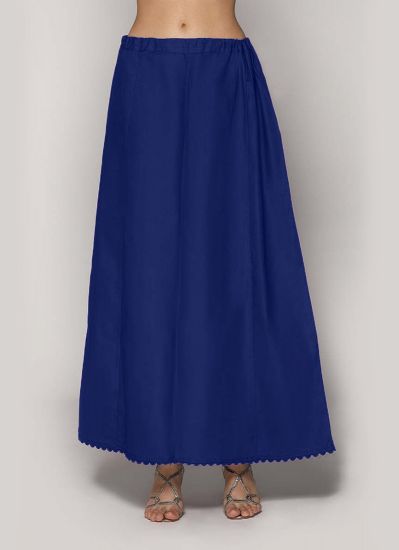 Classic Royal Blue Satin Petticoat