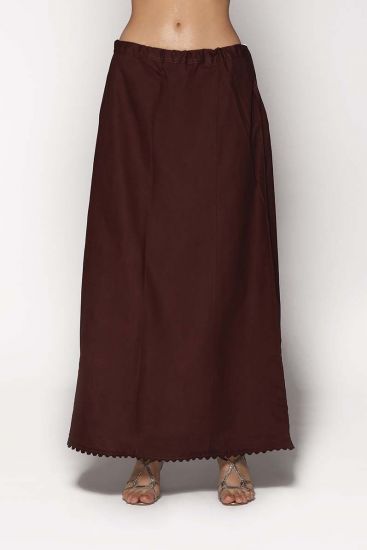 Classic Brown Cotton Petticoat